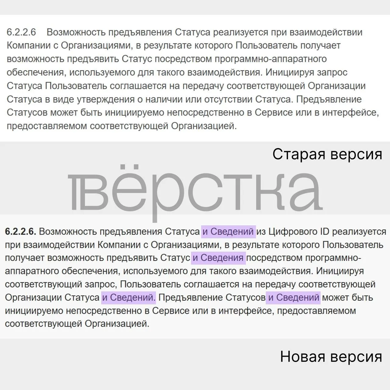 Новая редакция соглашения позволяет передавать сведения из документов, удостоверяющих личность; это повышает риски безопасности и может затронуть пользователей по всей России.