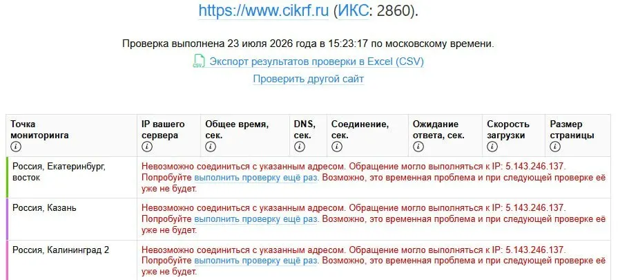 Ресурс Центральной избирательной комиссии стал недоступен одновременно у многих пользователей — инцидент совпал с публикацией деклараций кандидатов в Госдуму. Официальных комментариев пока нет.