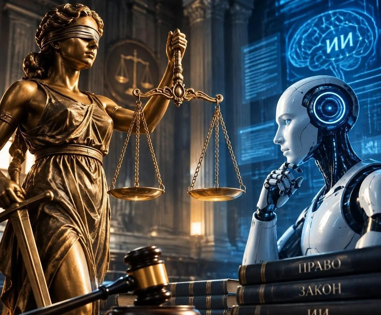 Через год в судах начнут применять системы искусственного интеллекта, призванные поддерживать решение и ускорять процесс рассмотрения дел.